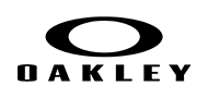 Oakley logo in black and white