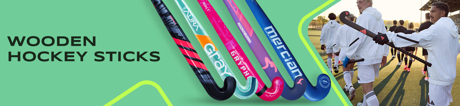 Wooden Hockey Sticks