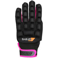 Grays International Pro Hockey Gloves Black/Fluo Pink